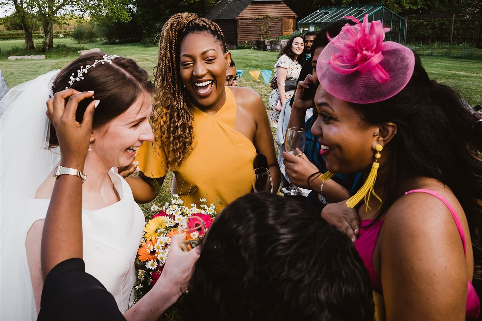 garden wedding cornwall